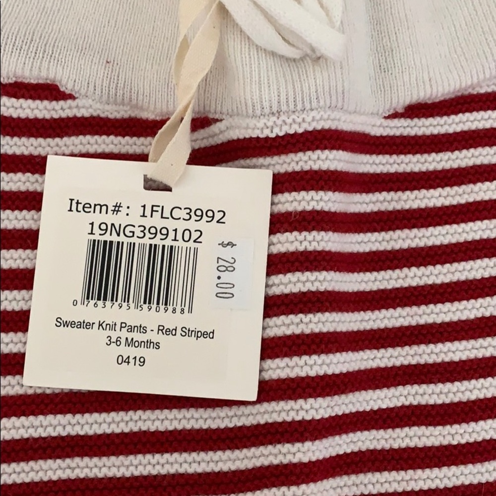 Striped sweater pants - Picture 2 of 2